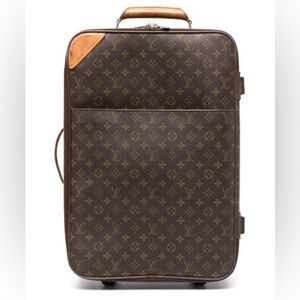 AUTHENTIC BROWN LV CARRY LUGGAGE